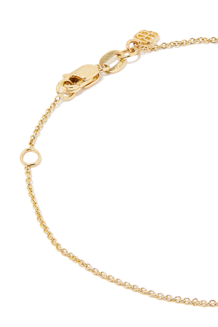 Evil Eye Chain Bracelet, 14k Yellow Gold